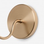 Xanthippe Farmhouse Linen Fabric Wall Sconce