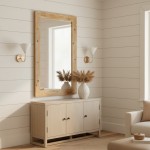 Xanthippe Farmhouse Linen Fabric Wall Sconce