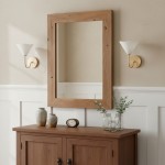Xanthippe Farmhouse Linen Fabric Wall Sconce