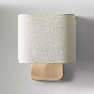 Ondine Modern Linen Fabric Shade Wall Sconce