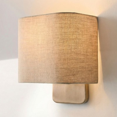Ondine Modern Linen Fabric Shade Wall Sconce