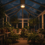 Caelith Modern Round Wood-Incorporated Flush Mount Ceiling Fixture