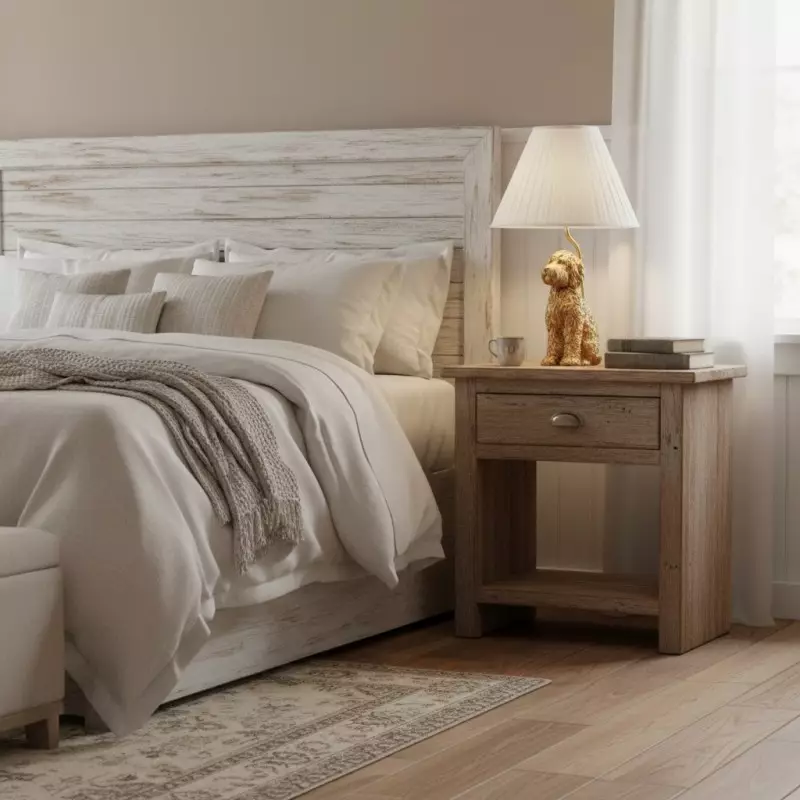 Aurea Unique Animal Table Lamp - Dog Sculptural Accent Lighting for Bedroom & Living Room