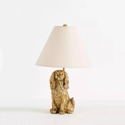 Aurea Unique Animal Table Lamp - Dog Sculptural Accent Lighting for Bedroom & Living Room