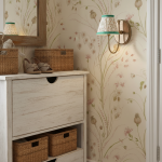 Orphelyx French Brass Fabric Shade Sconce Light