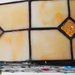 Eiridian Vintage Tiffany Stained Glass Flush Mount Ceiling Light