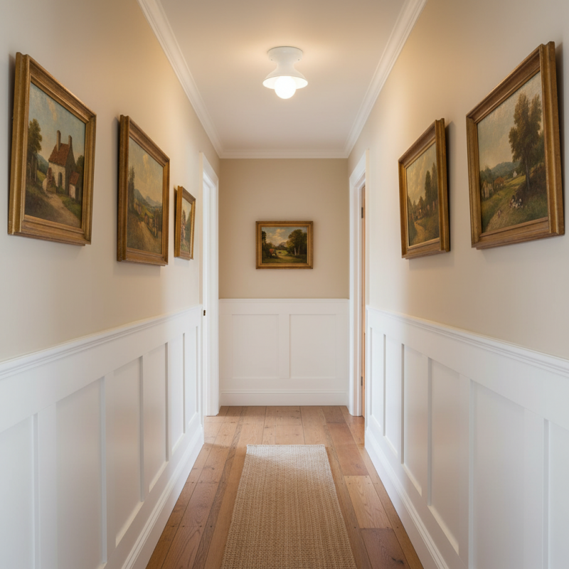 Lunavel Modern Ceramic Surface Mount Ceiling Light Fixture