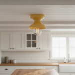 Lunavel Modern Ceramic Mount Ceiling Light Fixture