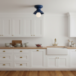 Lunavel Modern Ceramic Mount Ceiling Light Fixture