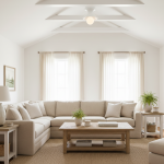 Lunavel Modern Ceramic Surface Mount Ceiling Light Fixture