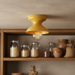 Lunavel Modern Ceramic Mount Ceiling Light Fixture