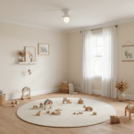 Lunavel Modern Ceramic Surface Mount Ceiling Light Fixture