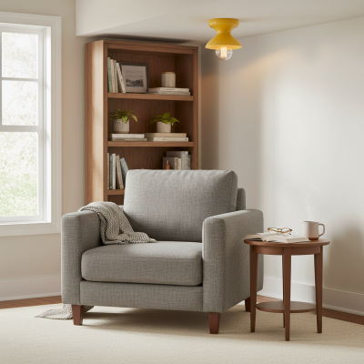 Lunavel Modern Ceramic Mount Ceiling Light Fixture