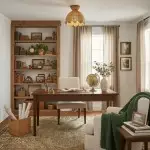 Robin Boho Style Woven Rattan Flower Ceiling Light