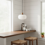 Aetheryn Nordic Ribbed Glass Pendant Lamp
