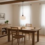 Aetheryn Nordic Ribbed Glass Pendant Lamp