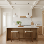 Aetheryn Nordic Ribbed Glass Pendant Lamp