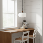 Aetheryn Nordic Ribbed Glass Pendant Lamp
