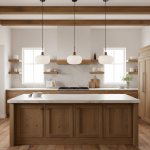 Aetheryn Nordic Ribbed Glass Pendant Lamp