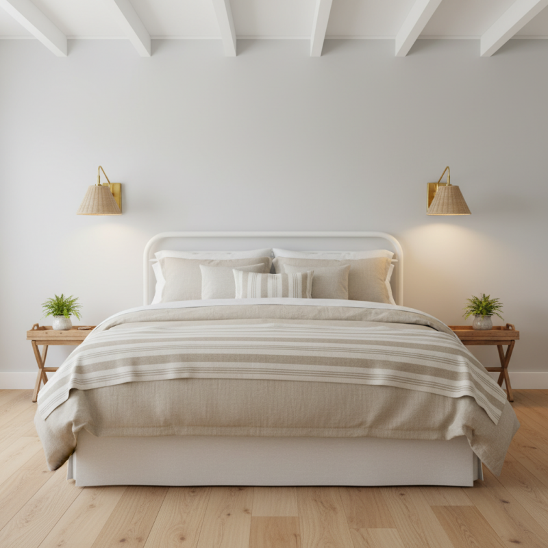 Syloria Modern Adjustable Rattan Wall Light