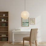 Ondrell Wabi-Sabi  Paper Round Pendant Light