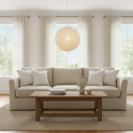 Ondrell Wabi-Sabi  Paper Round Pendant Light