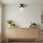 Lunavel Modern Ceramic Mount Ceiling Light Fixture