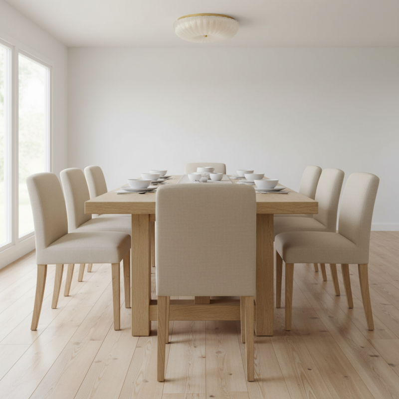 Caladri French Round Ripple LED Glass Ceiling Light