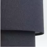 Virelai Modern Linen Double Drum Pendant Light