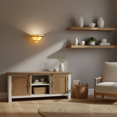 Starion Tiffany Stained Glass Wall Sconce