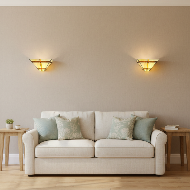 Starion Tiffany Stained Glass Wall Sconce