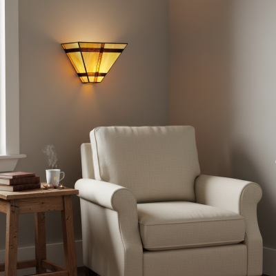 Starion Tiffany Stained Glass Wall Sconce