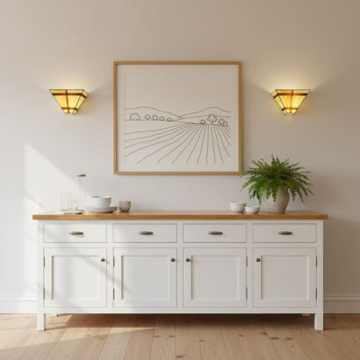 Starion Tiffany Stained Glass Wall Sconce