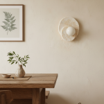 Persevyx Modern Marble Round Wall Sconces