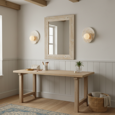 Persevyx Modern Marble Round Wall Sconces