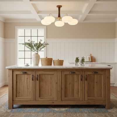 Obsidian Modern Bubble Brass Glass Persimmon Chandelier