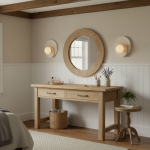 Persevyx Modern Marble Round Wall Sconces