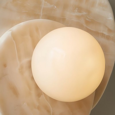 Persevyx Modern Marble Round Wall Sconces