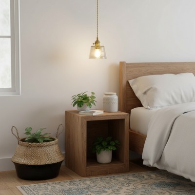 Seraphel Vintage 1-Light Glass Brass Pendant Light