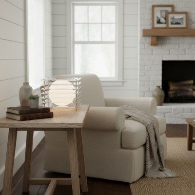 Astralys Wabi-Sabi Acrylic Thousand Layer Moon LED Lamp