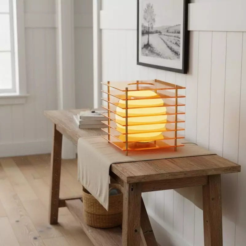 Astralys Wabi-Sabi Acrylic Thousand Layer Moon LED Lamp