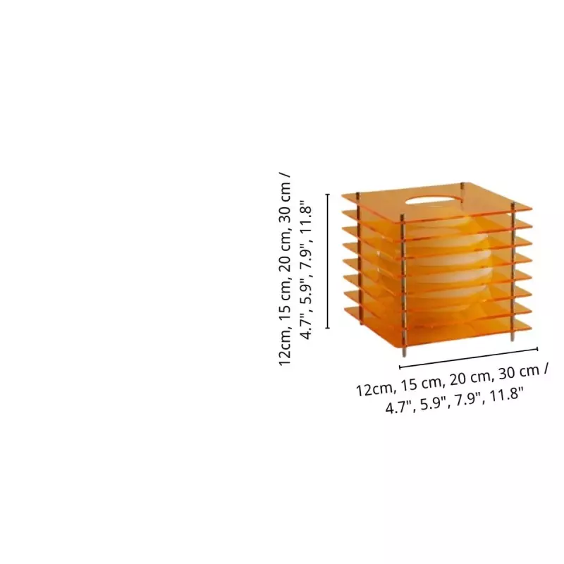 Astralys Wabi-Sabi Acrylic Thousand Layer Moon LED Lamp