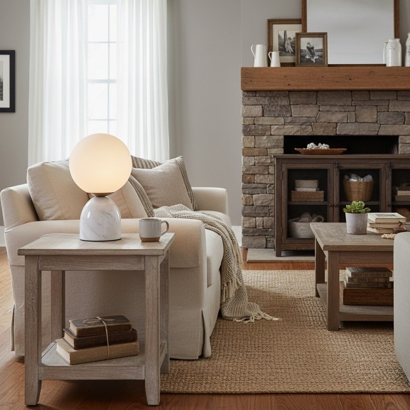 Aalia Marble table lamp