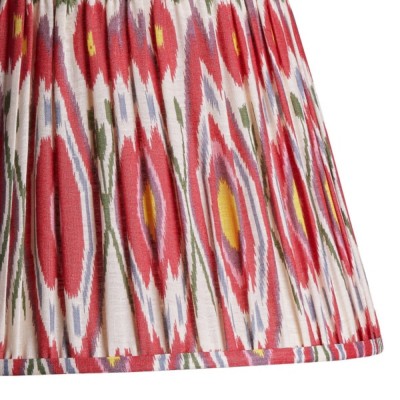 Cresenda Bohemian Fabric Ceramic Gourd Table Lamp