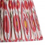 Cresenda Bohemian Fabric Ceramic Gourd Table Lamp