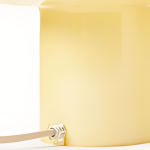 Nymeros Scandinavian Glass Mushroom Table Lamp