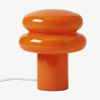 Nymeros Scandinavian Glass Mushroom Table Lamp