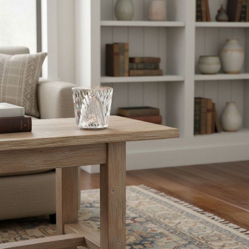 Faelith Modern Crystal Glass Faceted Table Lamp