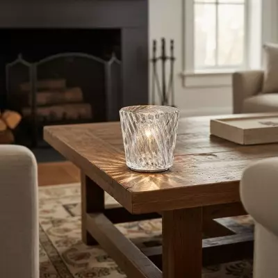 Faelith Modern Crystal Glass Faceted Table Lamp