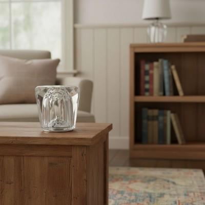 Faelith Modern Crystal Glass Faceted Table Lamp